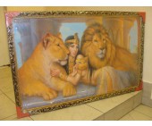 Картины репродукция 60-100 №15 Клеопатра со львами