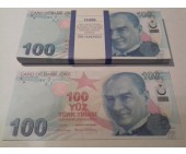 Билеты банка приколов 100 Турецких лир