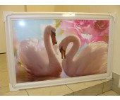Картина холст (60Х100) №45 Лебеди